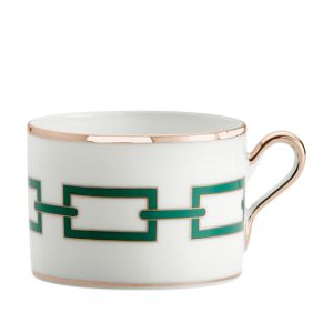 Ginori Catene Emerald Tea Cup - 7.75 oz.